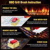Grill Brush Bristle Free, Replaceable Outdoor BBQ Cleaning Head (No