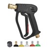 High Pressure Washer Gun, 4000 PSI Max Short Pressure Washer