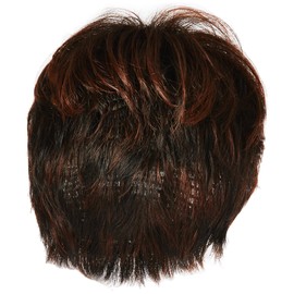 Textured Cut Wig Color R435S+ Black Cherry - Hairdo Wigs Short Feathered Modern Tru2Life Heat Friendly Synthetic Wispy Bang