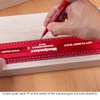 Woodpeckers Woodworking Rule, 36 Inch, L2R & Center Laser Engraved