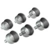 YWQ 6 Pcs Stainless Steel Flask Funnels, Set of 6