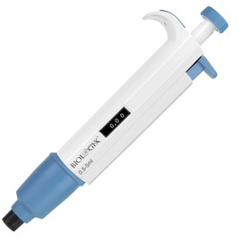 CryoKing Micropipeta ajustable de 500-5000 ul pipeta, pipeta, volumen variable manual de 0,5-5 ml para laboratorio científico