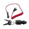 HaeKap Ignition Key Switch Kill Stop Switch Safety Lanyard Replacement