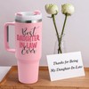Qtencas Daughter in Law Gifts, Better Than Having You Tumbler,