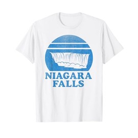 Niagara Falls Waterfall Retro Souvenir Tourist Gift Tee T-Shirt