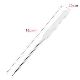 Beavorty 3pcs Makeup Palette Stick Stainless Steel Depotting Spatula for Professional Personal Use