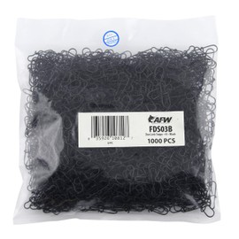 American Fishing Wire Broches de Bloqueo Duo, tamaño #3, 40 LB (18 kg) Prueba, Negro, 1000 Piezas