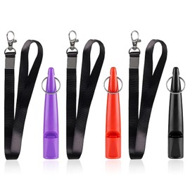 Tniytru 3 Pcs Professional Dog Whistle Set, High Pitch Silent Training Whistle for Barking Control & Recall, with Lanyard and Keychain, Effective Long Distance Tool for All Breeds