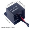 Yosoo 2 Pin 12V Auto Motocicleta LED Luz Indicadora de