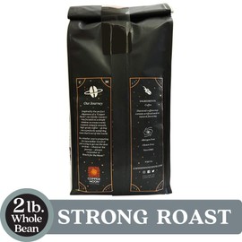 Copper Moon Blast Off Blend, Strong Roast Coffee, Whole Bean, 2 Pound , Blast Off, 2 Lb