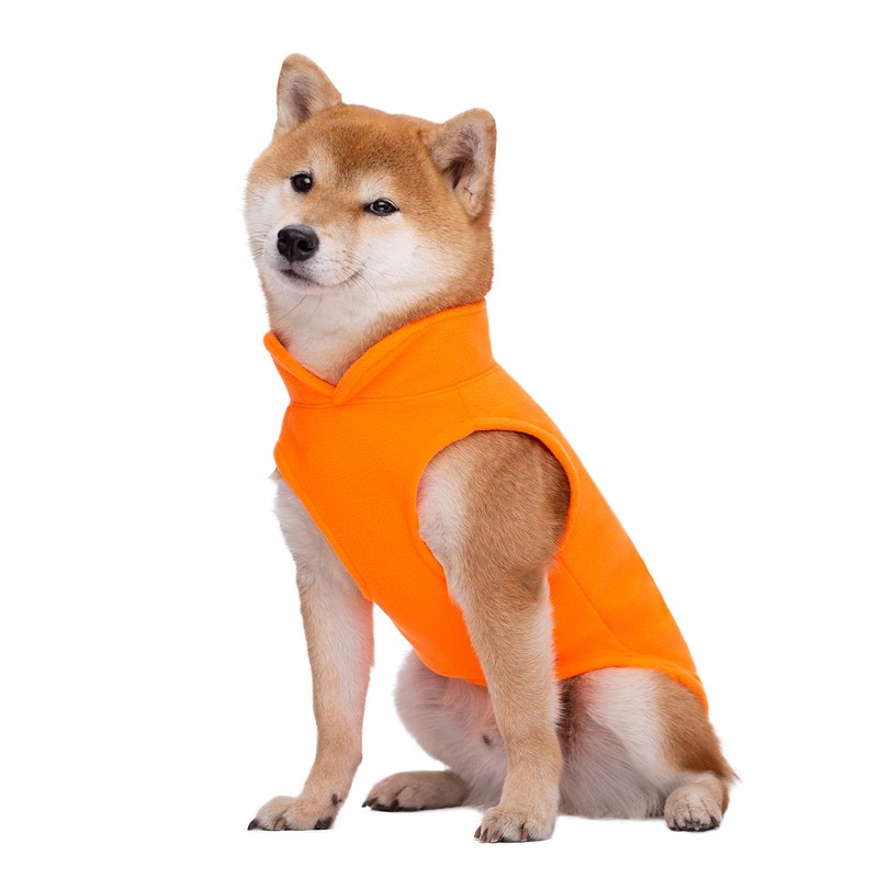 Dog Sweater / Dog Sweatshirt, Soft Fleece Vest Cold Weather