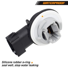 NDRUSH - Conectores de repuesto para lámpara trasera y arnés de cableado, compatible con Dodge Ram 1500 2010-2020, Ram 2500 3500, 2010-2020, paquete de 2