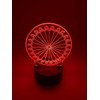 POGSTER 3D Ferris Wheel Lamp – 7-Color Changing LED Night