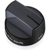 W10339442 Whirlpool Stove Knobs Cooktop Surface Burner Control Knobs Black