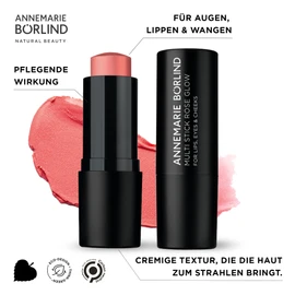 ANNEMARIE BÖRLIND Multi Stick Rose Glow Limited Edition (9 g) - Velvety Cream Texture with Rosy Colour Pigments. Radiant Complexion - For Luminous Moments - Vegetarian