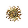 ETDesign #E05020C Yellow Sun Retro Boho Psychedelic Hippie Embroidery Applique