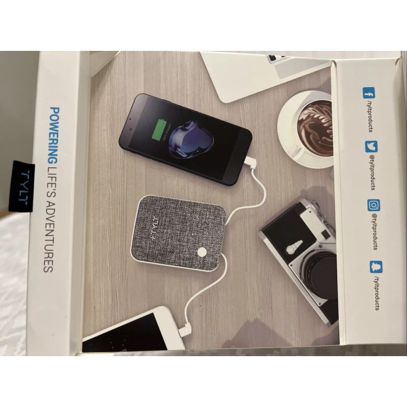 TYLT Tilt xcele3 Portable Charger With Adapters