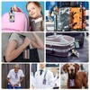 JCZD Travel Luggage Suitcase Labels ID Tags Business Card Holder,