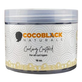 Coco Black Naturals Crema rizadora Ghana para cabello rizado tipo 4c, 18 onzas líquidas