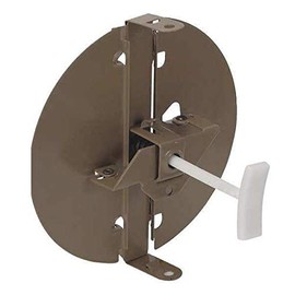 Snap-On Control Damper, 10" Duct Dia.