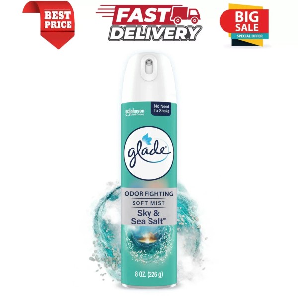 Glade Air Freshener Room Spray Infused with Essential Oils, Sky