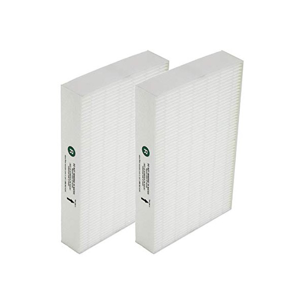 True HEPA Replacement Filter Compatible with Honeywell HEPA R Filter (HRF-R2) for HPA090, HPA100, HPA200, HPA250 and HPA300 Series Air Purifiers (2 Pack)