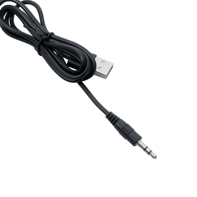 PROTEAR 3.5mm Male AUX Audio Jack Cable to USB 2.0