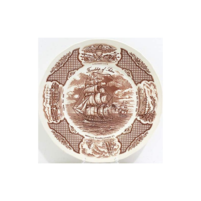 Fair Winds China Dinner Plate - Brown