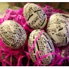 Handmade 4 Easter Eggs Handmade Unique Music Notes Eggs For