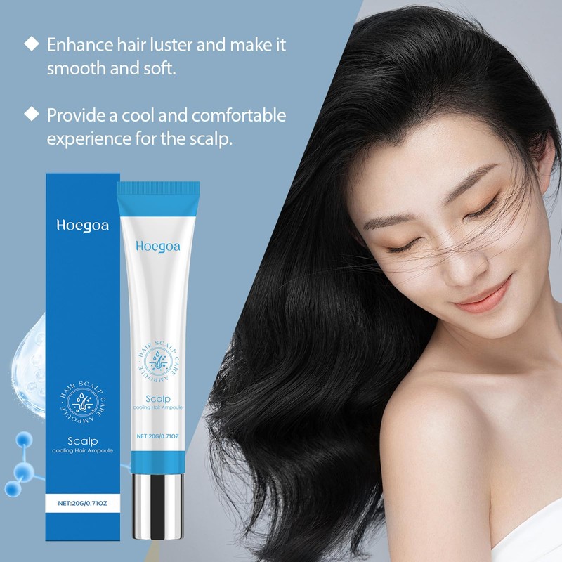 2PCS Scalp Hair Growth Serum with Ball Bearing Applicator |