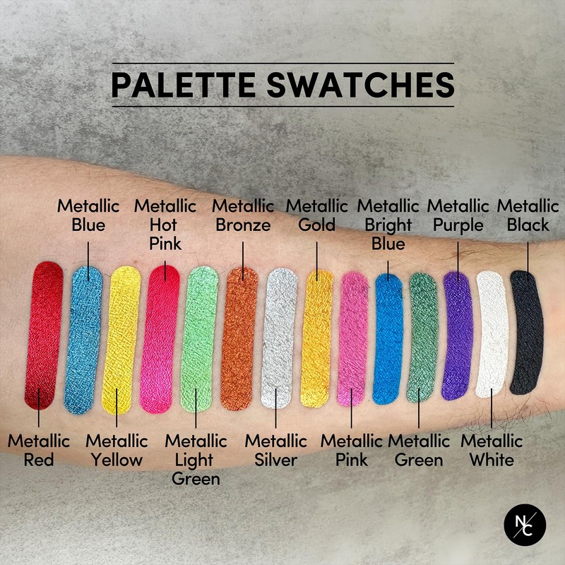 Narrative Cosmetics Metallic Alcohol Airbrush Paints - 2 fl oz,