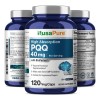 Pqq 40mg Bioperina Reduce Estrés Oxidativo + Energía 120caps