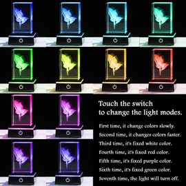 Movdyka 3D Crystal Praying Hands with Jesus Cross Statue Religious Gifts for Women Christian Decor, Chritmas Gifts for Men Friend