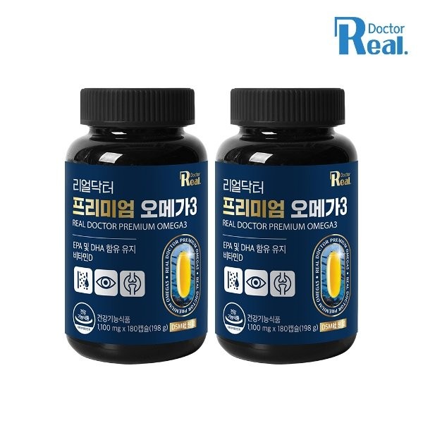 [Real Doctor] Premium Omega 3 180 capsules (2 units) (12