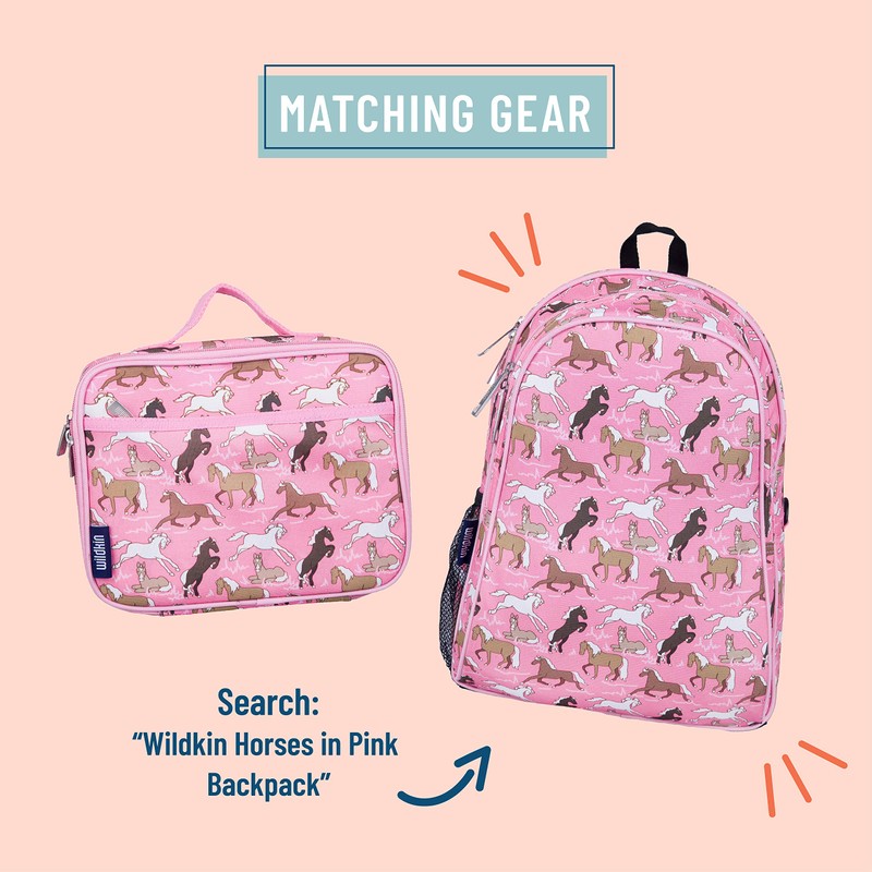 Wildkin Kids Insulated Lunch Box Bag for Boys and Girls,