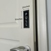 XILIWU PULL/PUSH Plate with Double Sided Tape, Acrylic Door Sign,