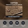 carrotez Chef Apron, Waterdrop Resistant Cotton Canvas Cross Back Adjustable