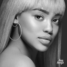 HUG A HOOP - 925 Sterling Silver Textured Hoop Earrings, Round Thin 2mm Click-Top Hoops 12mm-70mm, Metal, Cubic Zirconia