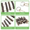 BNOSDM Reptile Hammock Reptile Wooden Ladder Bridge Bearded Dragon Hammock