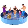 Bilibara 107'' Foldable Dog Pool, Kiddie Pool, Heavy Duty Non-Slip