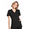 Cherokee womens Workwear Core Stretch Mock Wrap Shirt Medical Scrubs,