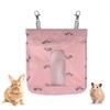 Rabbit Hay Feeder Bag,Polyester Hanging Feeding Hay Feeder Storage with