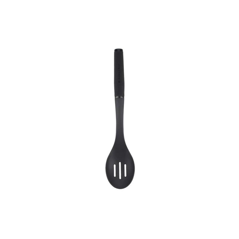 KitchenAid Soft Touch Slotted Spoon Nylon Black