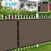 Patio Fence Privacy Screen 6' x 30' Balcony Panels Temporary