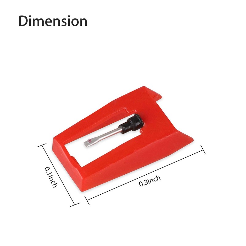 Record Player Needle, 4PCS Universal Turntable Replacement Stylus Needles for