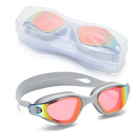HDAKDDHG Swimming Goggles, Crystal Clear Vision, Anti Fog No Leaking Goggles, For Adult Women Men Teenager & Kids