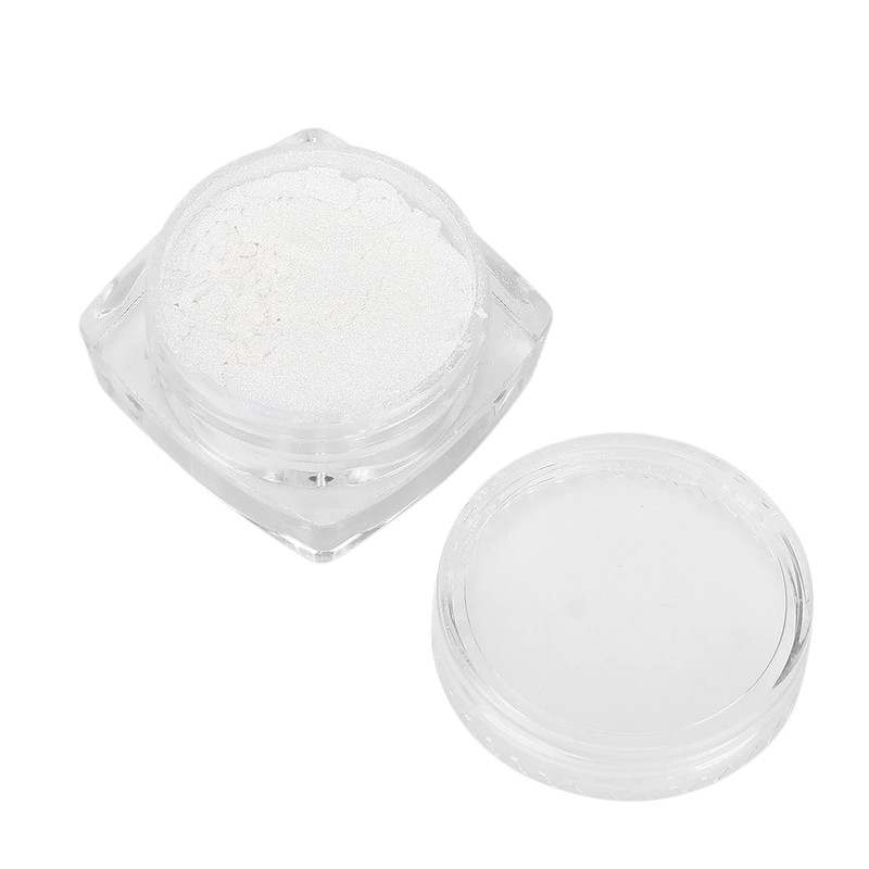 2 Decoración de Uñas, Polvo de Uñas con Efecto Espejo,
