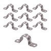 90mm Pipe Strap Clamps, 10 Pcs 304 Stainless Steel Pipe
