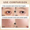 AOAZXBB Under Eye Concealer Full Coverage Colour Corrector for Dark