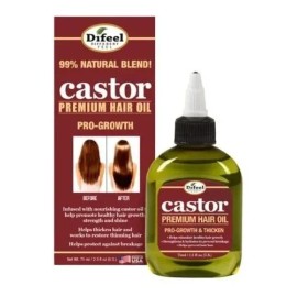 Aceite De Ricino Castor Crecimiento Cabello Difeel